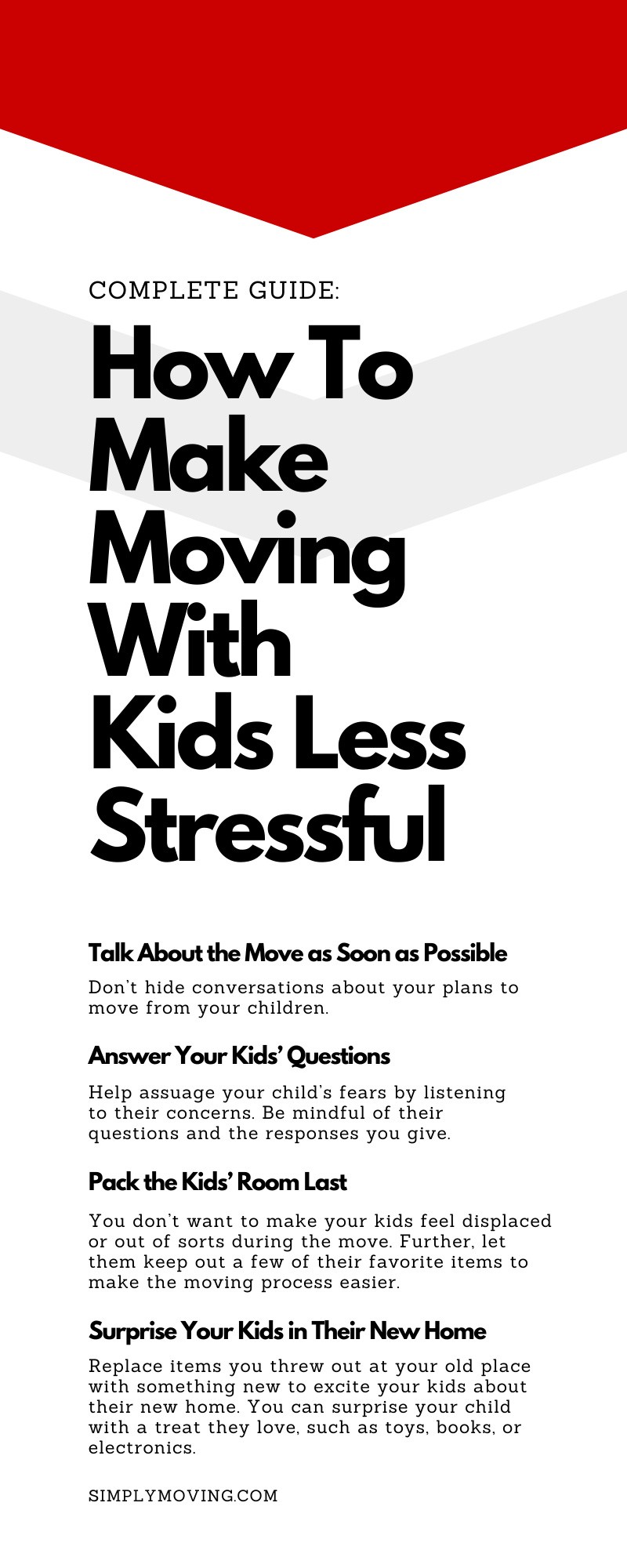 Complete Guide: How To Make Moving With Kids Less Stressful